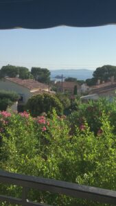 French riviera vacations-saint-raphael-view from balcony