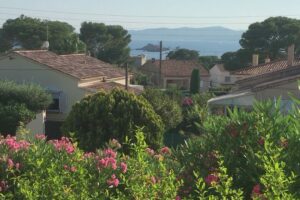 French riviera vacation-saint-raphael-view from balcony