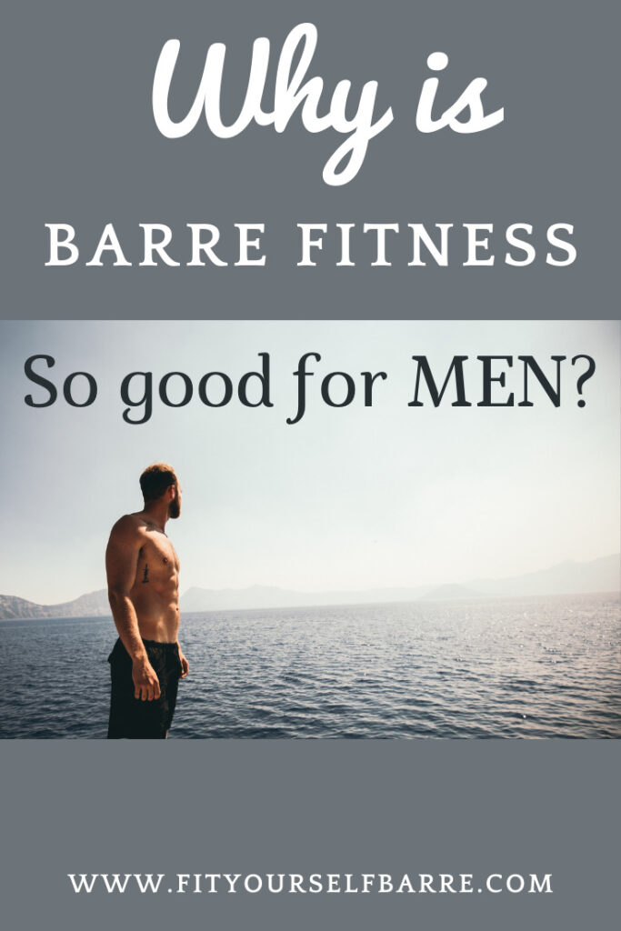 Barre fitness-a fit healthy man in black shorts