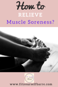 Relieve sore muscles-sore feet