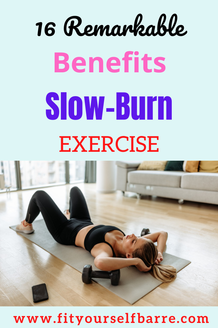 slow burn exercise strength training-fitness-woman-slowly-doing-abs