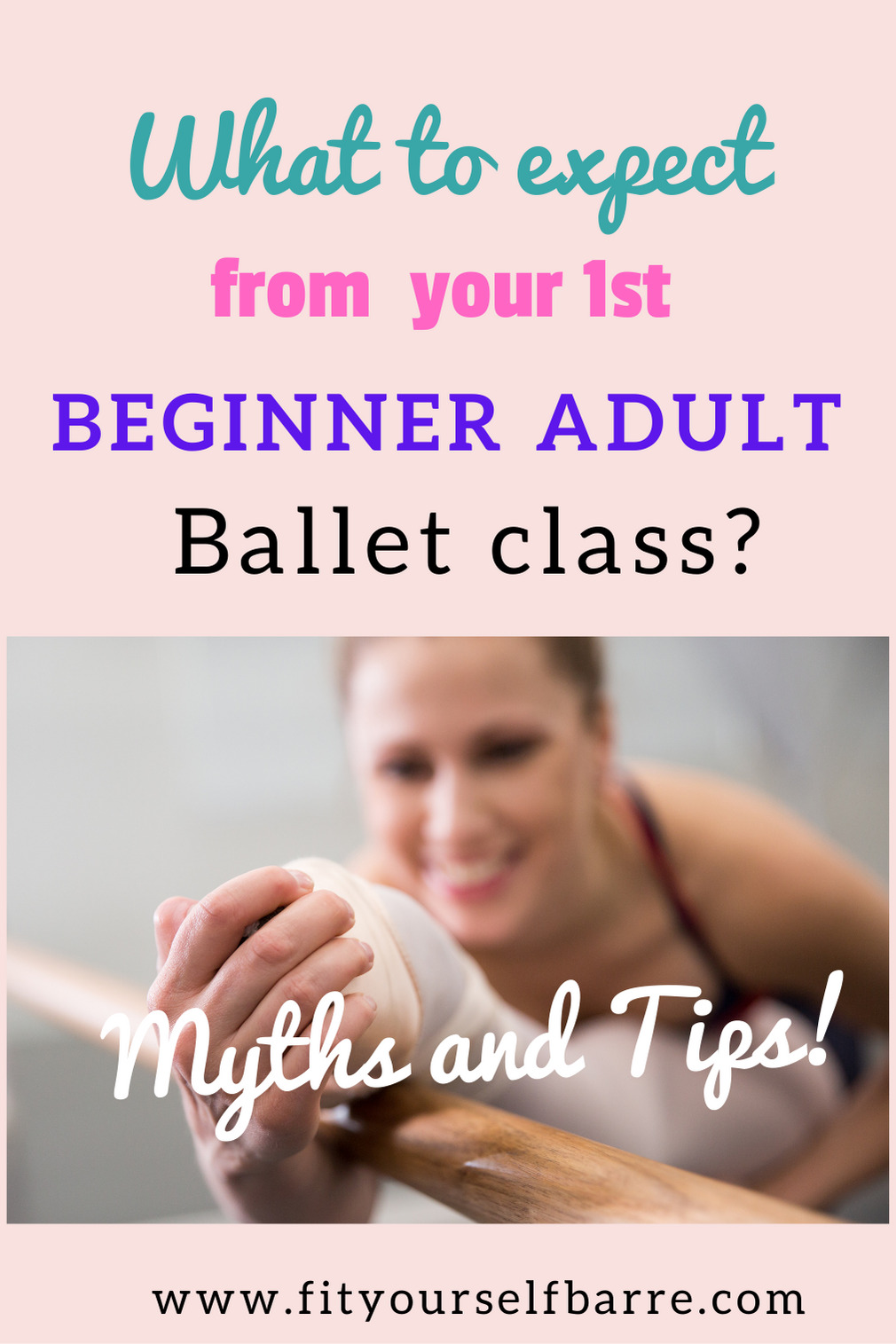 Adult Beginner Ballet Class-a woman stretching at the barre